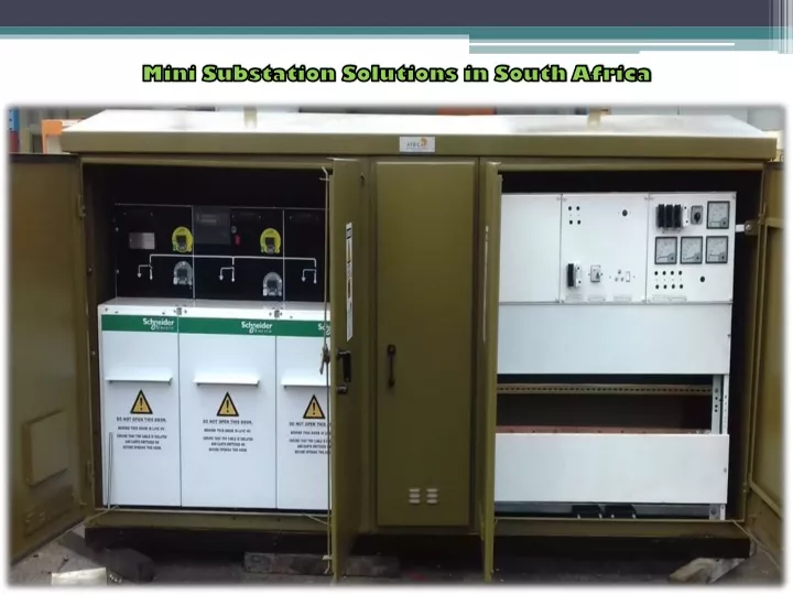 mini substation solutions in south africa