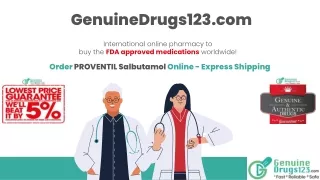 Order Proventil Salbutamol Online - Express Shipping