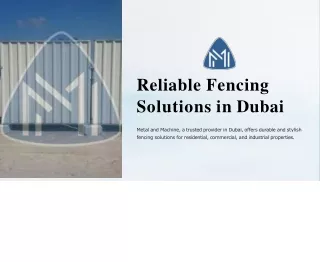 Chainlink Fencing in Dubai: Durable for Secure Property