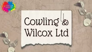 Cowling & Wilcox – Your Trusted Source for Quality Art Supplies