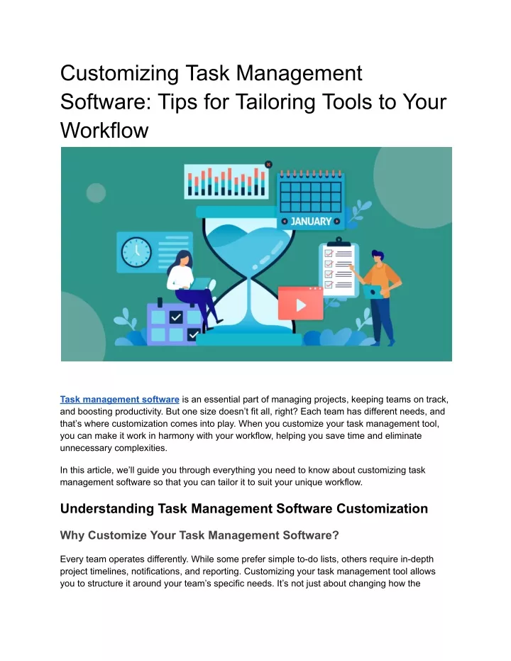 customizing task management software tips