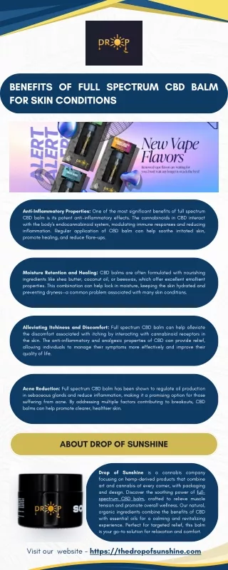benefits of full spectrum cbd balm for skin