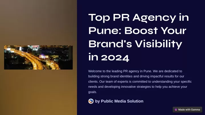 top pr agency in pune boost your brand