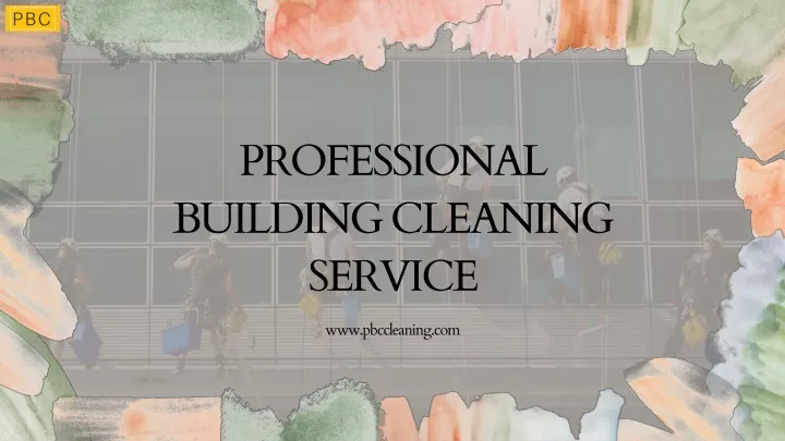 professional building cleaning service