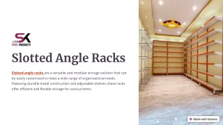slotted angle racks