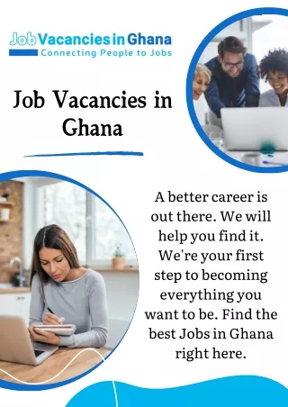 Current Jobs Ghana – Job Vacancies in Ghana