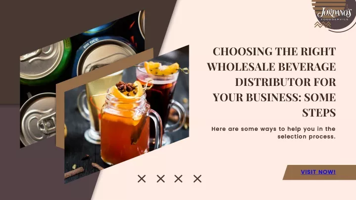 choosing the right wholesale beverage distributor