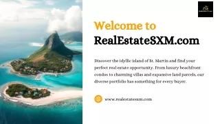 Discover the Allure of Real Estate in St. Martin