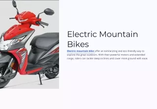 Electric-Mountain-Bikes