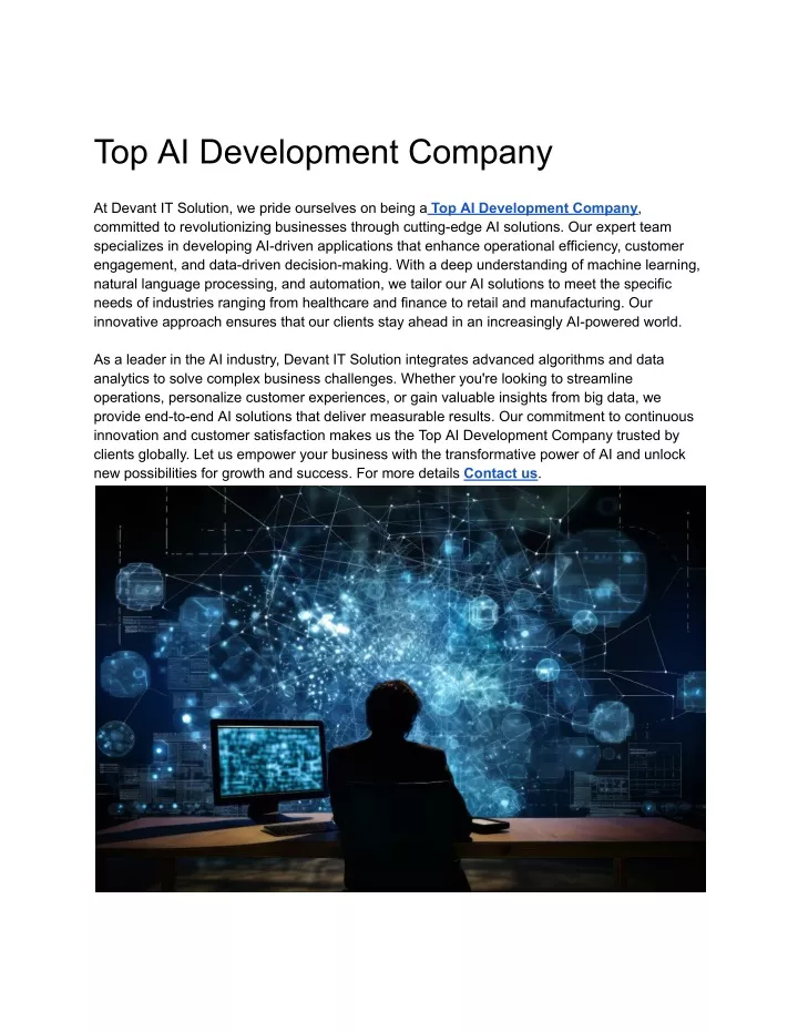 top ai development company