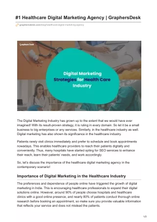 graphersdesk.com-1 Healthcare Digital Marketing Agency  GraphersDesk