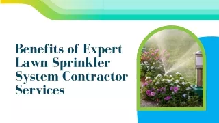 Professional Sprinkler Installation for Optimal Lawn Care