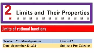 limits of rational functions