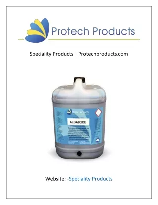 Speciality Products | Protechproducts.com