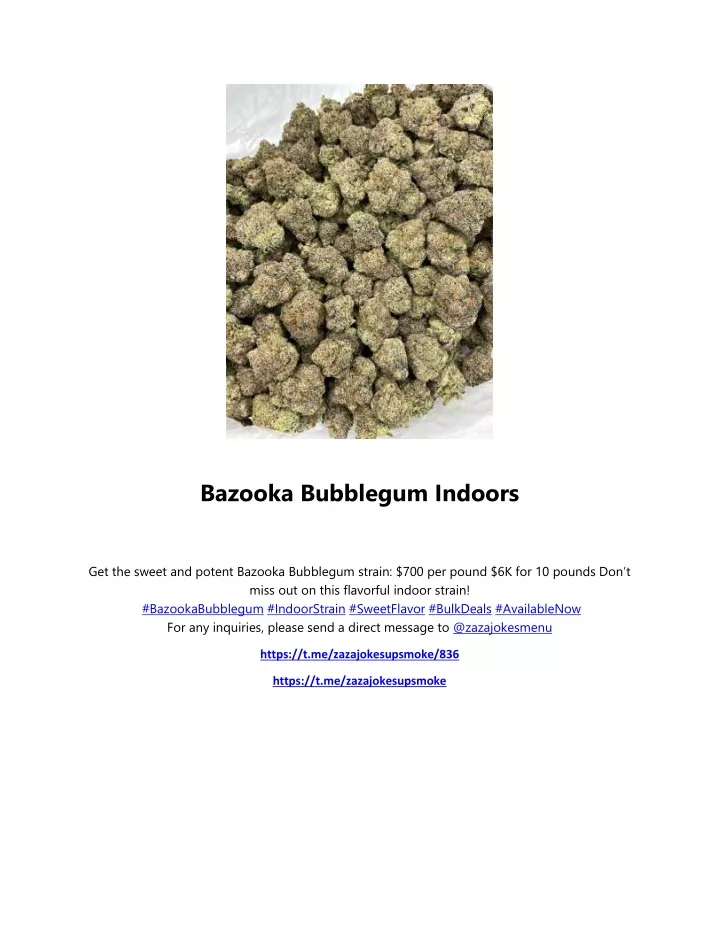 bazooka bubblegum indoors