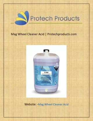 Mag Wheel Cleaner Acid | Protechproducts.com