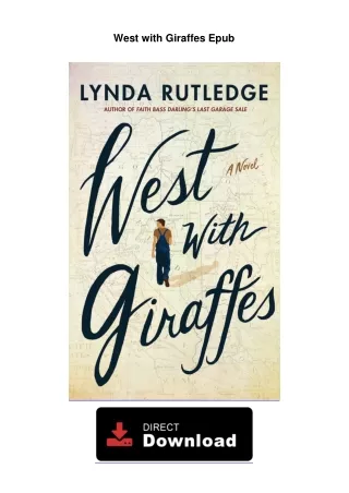 West With Giraffes FUll