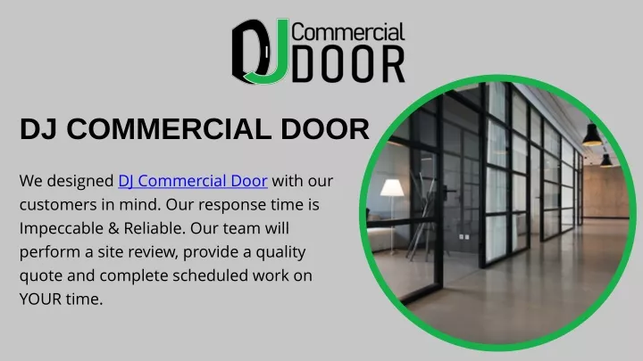 dj commercial door