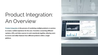 product integration an overview