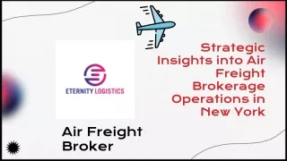 Air Freight Broker in New York