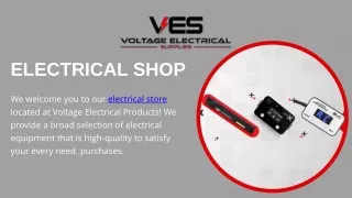 Electrical Store - Your Trusted Source for Electrical Needs