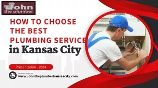 How to Choose the Best Plumbing Service in Kansas City