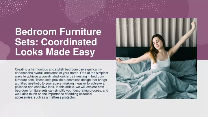 bedroom furniture sets coordinated looks made easy