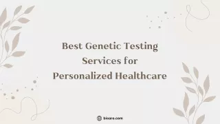 best genetic testing services for personalized