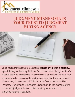 Judgment Minnesota is Your Trusted Judgment Buying Agency