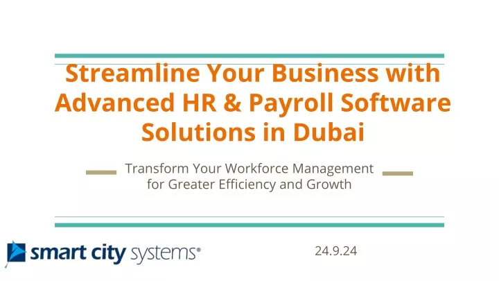 streamline your business with advanced hr payroll software solutions in dubai