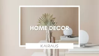 "Enhance Your Home with Elegant and Trendy Decor Accents"