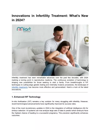 Innovations in Infertility Treatment_ What’s New in 2024