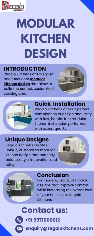modular kitchen design