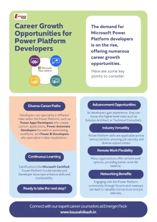 What are the Career Growth Opportunities for Power Platform Developers