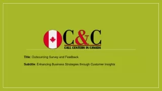 Outsourcing Survey And Feedback