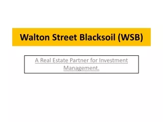 walton street blacksoil wsb