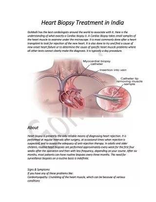 Heart Biopsy Treatment in India