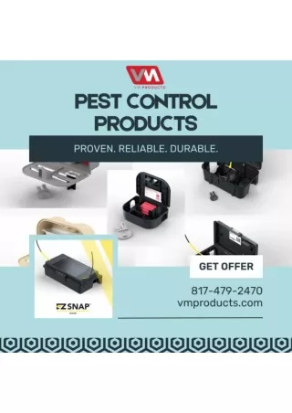 Eliminate Pest With Pest control products by VM Products in Bedford and Texas.