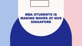 Bennett University MBA students is making waves at NUS Singapore, bennett.edu.in