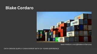 How Does Blake Cordaro Thrive in Fast-Paced Environments?