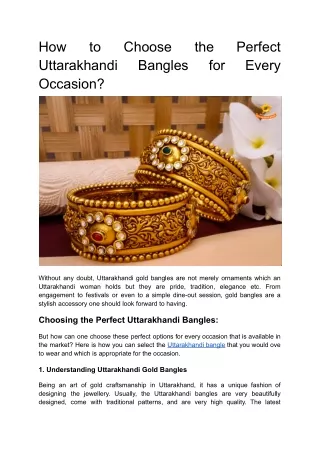 The Perfect Uttarakhandi Bangles for Every Occasion