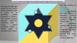Accredited Jewish High School in Ontario - ADRABA