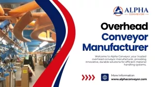 Overhead Conveyor Manufacturer