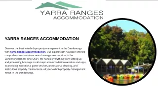 Reliable Short Term Rental Property Management in Dandenong Ranges