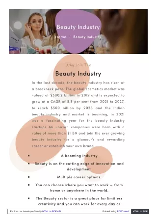 Transforming the Beauty Industry with Innovation and Quality