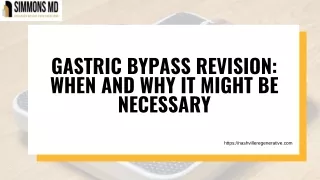 gastric bypass revision when and why it might