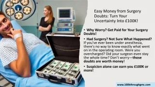 easy money from surgery doubts turn your uncertainty into 100k