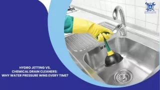 Hydro Jetting vs. Chemical Drain Cleaners Why Water Pressure Wins Every Time