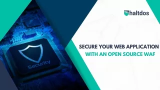 secure your web application with an open source