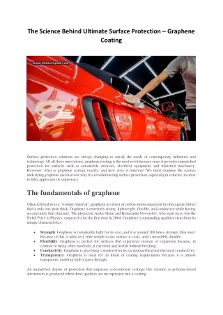 the science behind ultimate surface protection